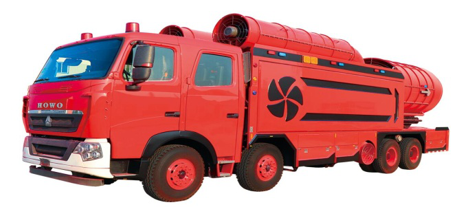 Camión de extinción de humo HOWO 550,000 m3 HOWO 550,000 m3 smoke exhaust fire truck