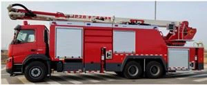 Camión de bomberos de torre de agua de 28 m